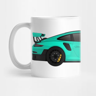 GT2RS Side Turquoise Mug